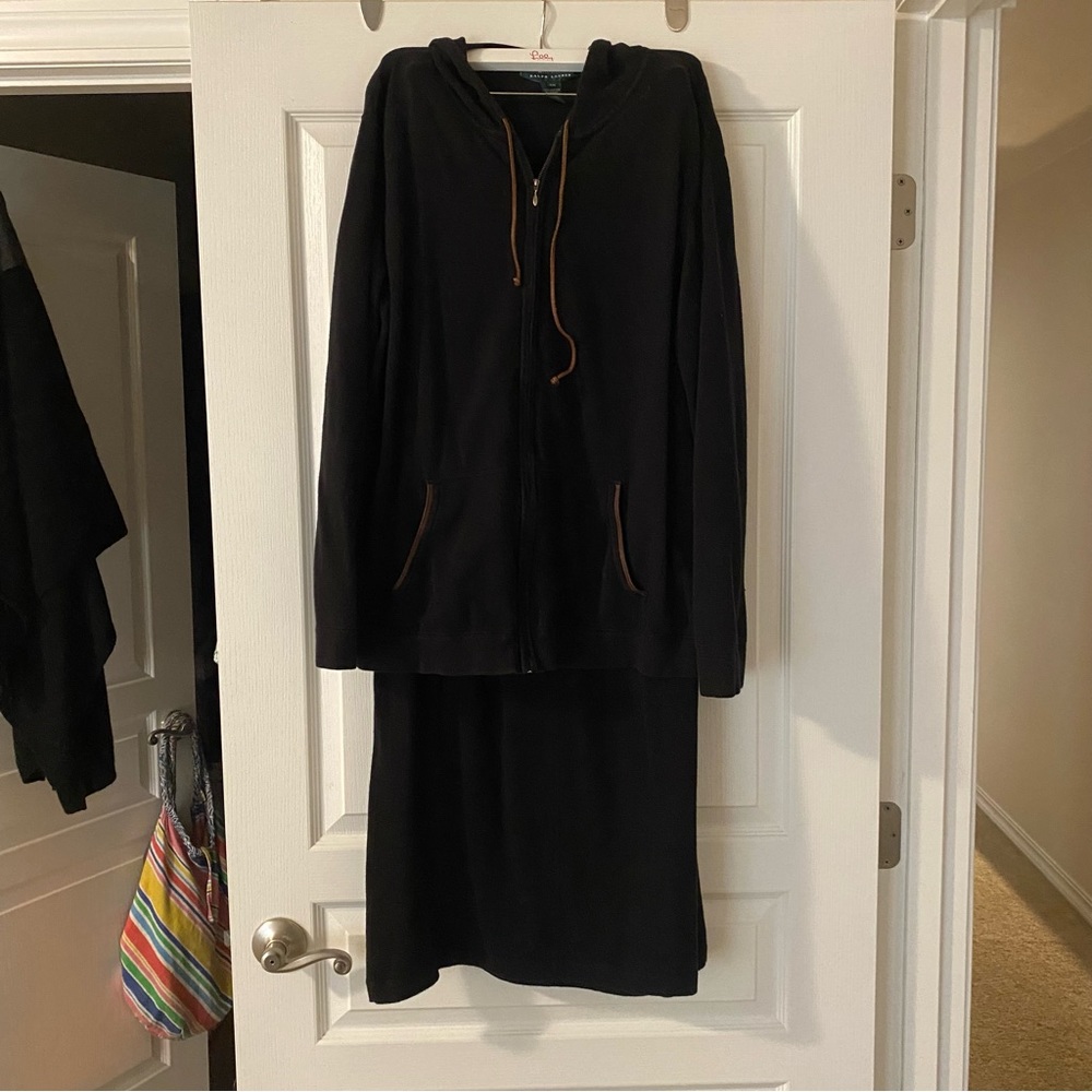 Ralph Lauren Set Black Jacket & Skirt